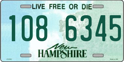 NH license plate 1086345