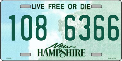NH license plate 1086366