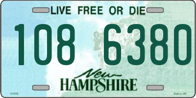 NH license plate 1086380