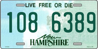 NH license plate 1086389