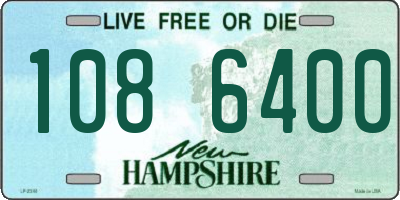NH license plate 1086400