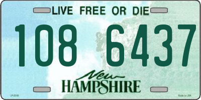 NH license plate 1086437