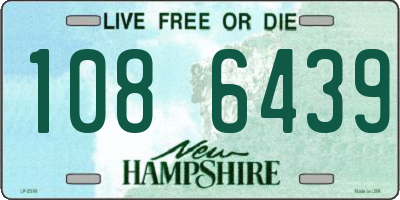 NH license plate 1086439
