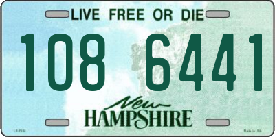 NH license plate 1086441