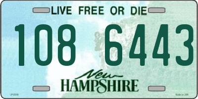 NH license plate 1086443