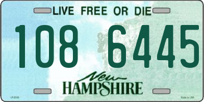 NH license plate 1086445