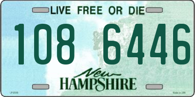 NH license plate 1086446