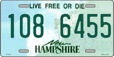 NH license plate 1086455