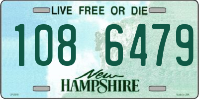 NH license plate 1086479