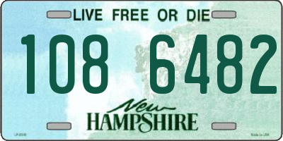 NH license plate 1086482