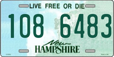 NH license plate 1086483