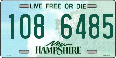 NH license plate 1086485