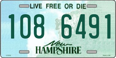 NH license plate 1086491