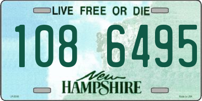 NH license plate 1086495