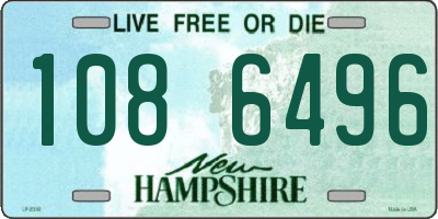 NH license plate 1086496