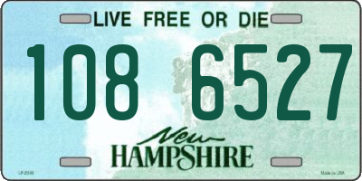 NH license plate 1086527
