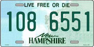 NH license plate 1086551