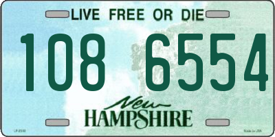 NH license plate 1086554