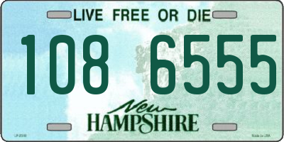 NH license plate 1086555