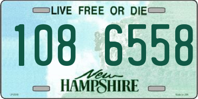 NH license plate 1086558