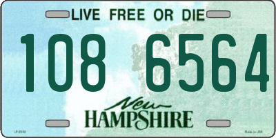 NH license plate 1086564
