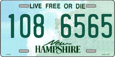 NH license plate 1086565