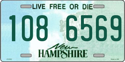 NH license plate 1086569