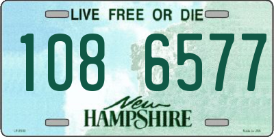 NH license plate 1086577