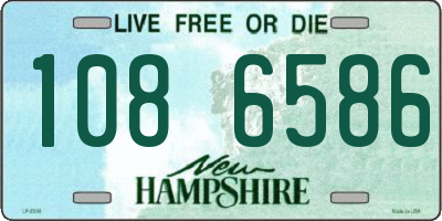 NH license plate 1086586