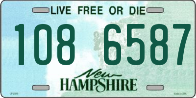 NH license plate 1086587