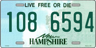 NH license plate 1086594