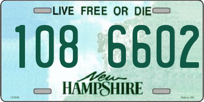 NH license plate 1086602
