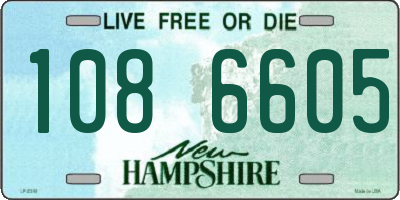 NH license plate 1086605