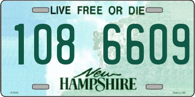 NH license plate 1086609