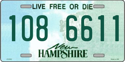 NH license plate 1086611