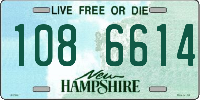 NH license plate 1086614