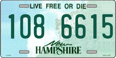 NH license plate 1086615