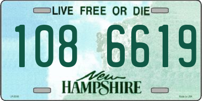 NH license plate 1086619