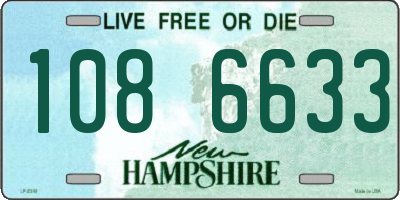 NH license plate 1086633