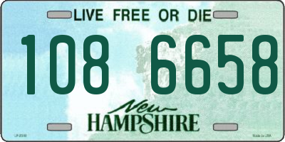 NH license plate 1086658