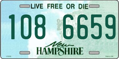 NH license plate 1086659