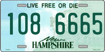 NH license plate 1086665
