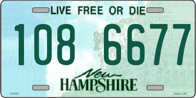 NH license plate 1086677