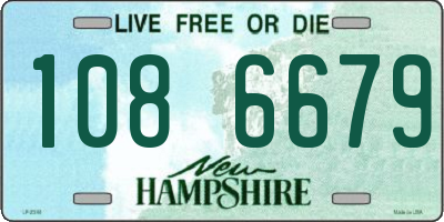 NH license plate 1086679