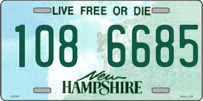 NH license plate 1086685