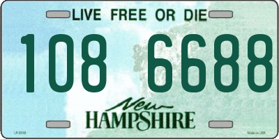 NH license plate 1086688