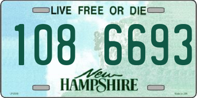 NH license plate 1086693