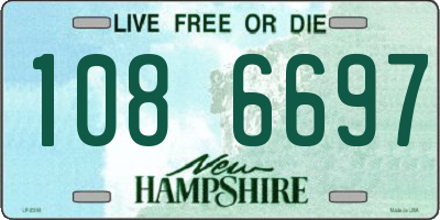 NH license plate 1086697