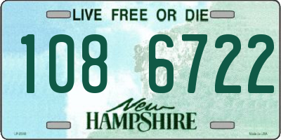 NH license plate 1086722