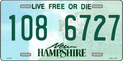NH license plate 1086727